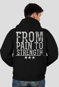 Bluza męska "FROM PAIN TO STRENGTH" z kapturem