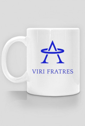 Kubek z logo Viri Fratres i napisem