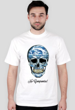 BlueCamoSkull