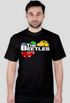 The Beetles (koszulka męska) jasna grafika