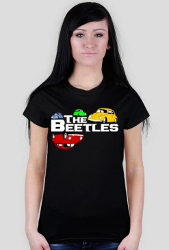 The Beetles (bluzka damska) jasna grafika