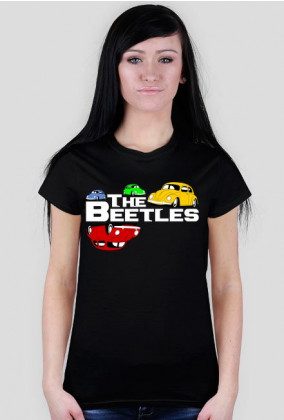The Beetles (bluzka damska) jasna grafika