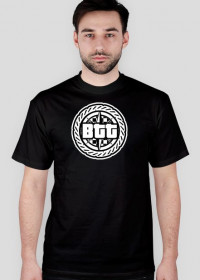 Czarna koszulka BTT Logo