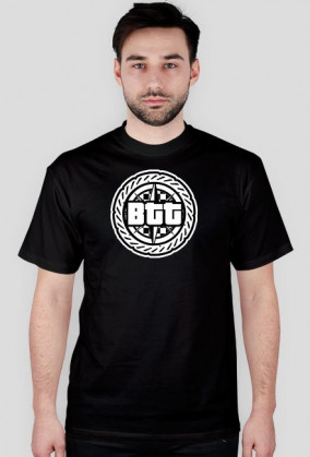 Czarna koszulka BTT Logo