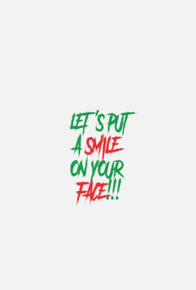 Let's put a smile on your face_koszulka damska