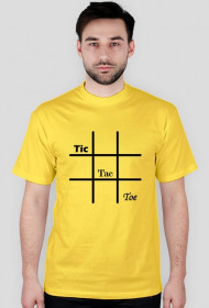 Tic-Tac-Toe - Koszulka-Gra kolorowa