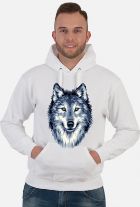 BLUZA Z KAPTUREM WILK męska