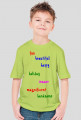 Koszulka dla dzieci angielskie napisy humor