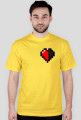 Pixel Half-Heart