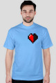 Pixel Half-Heart