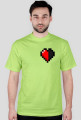 Pixel Half-Heart
