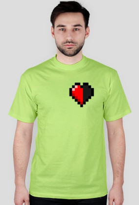 Pixel Half-Heart