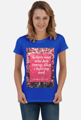 Koszulka z motto
