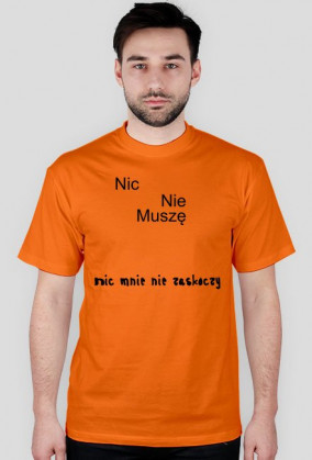 Koszulka t-shirt napisy mężczyzna