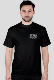 Koszulka SzpejTech na piersi