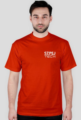 Koszulka SzpejTech na piersi