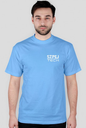 Koszulka SzpejTech na piersi