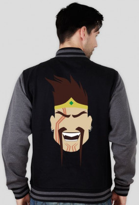 LoL Draven Classic - Bluza męska college baseball