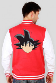 Dragon Ball Goku - Bluza męska college baseball