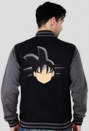 Dragon Ball Goku - Bluza męska college baseball