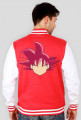 Dragon Ball Goku SSJ God - Bluza męska college baseball