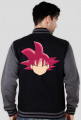 Dragon Ball Goku SSJ God - Bluza męska college baseball