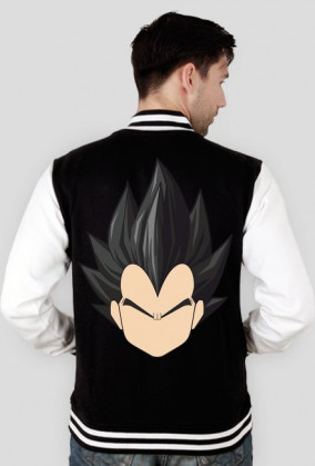 Dragon Ball Vegeta - Bluza męska college baseball