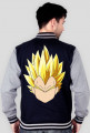 Dragon Ball Vegeta SSJ - Bluza męska college baseball