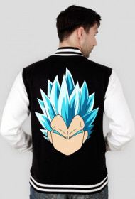 Dragon Ball Vegeta Super Sayian Blue - Bluza męska college baseball