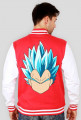 Dragon Ball Vegeta Super Sayian Blue - Bluza męska college baseball
