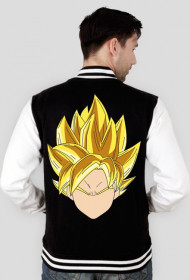 Dragon Ball Goku SSJ - Bluza męska college baseball