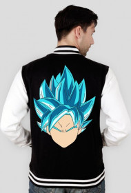 Dragon Ball Goku Super Sayian Blue - Bluza męska college baseball