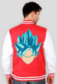 Dragon Ball Goku Super Sayian Blue - Bluza męska college baseball