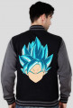 Dragon Ball Goku Super Sayian Blue - Bluza męska college baseball
