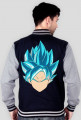 Dragon Ball Goku Super Sayian Blue - Bluza męska college baseball