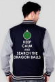 Dragon Ball KEEP CALM AND SEARCH THE DRAGON BALLS - Bluza męska college baseball