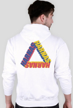 Harnaś P3D white hoodie