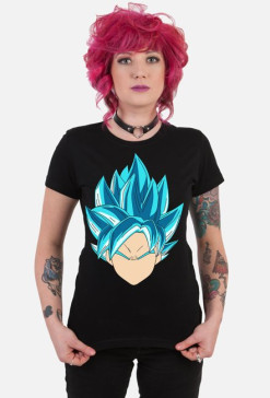 Dragon Ball Goku Super Sayian Blue - T-shirt damski