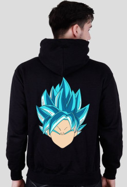 Dragon Ball Goku Super Sayian Blue - Bluza męska z kapturem