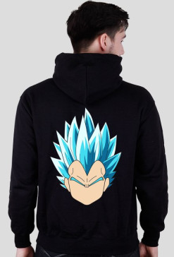 Dragon Ball Vegeta Super Sayian Blue - Bluza męska z kapturem