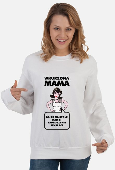 BLUZA DAMSKA OBIAD WZÓR 3