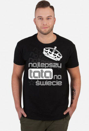 Najlepszy tata na świecie2_koszulka męska