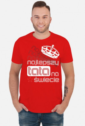 Najlepszy tata na świecie2_koszulka męska