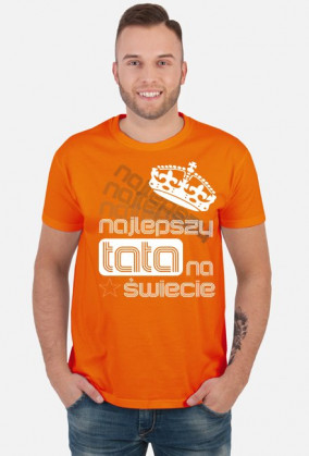 Najlepszy tata na świecie2_koszulka męska