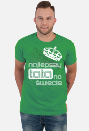 Najlepszy tata na świecie2_koszulka męska