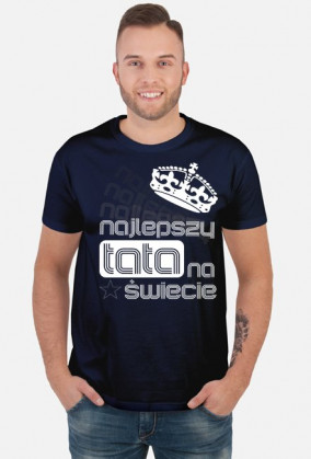 Najlepszy tata na świecie2_koszulka męska