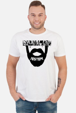 Jestem brodaczem_koszulka męska