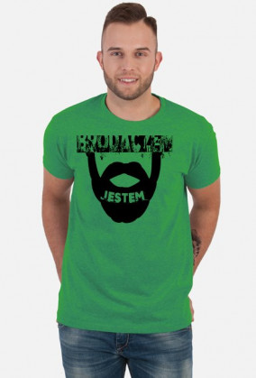 Jestem brodaczem_koszulka męska