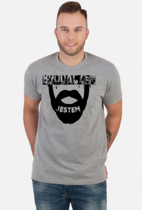 Jestem brodaczem_koszulka męska