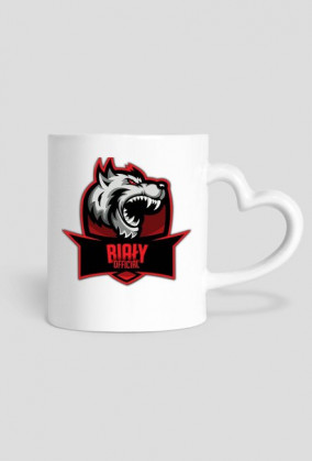 Kubek z uchem w kształcie serca